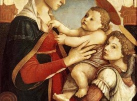 Botticelli_Madonnawithchildandanangel