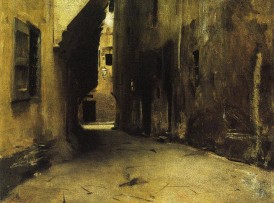 JohnSingerSargent-AStreetinVenice1