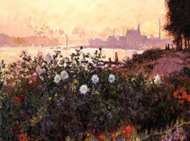 Monet-ArgenteuilFlowersbytheRiverbank