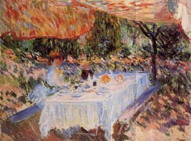 Monet-LuncheonundertheCanopy