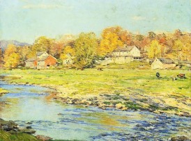 WillardLeroyMetcalf-LateAfternooninOctober