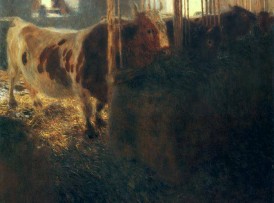 klimt-CowsinaStall